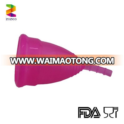 100%Platinum medical grade silicone lady menstrual cups